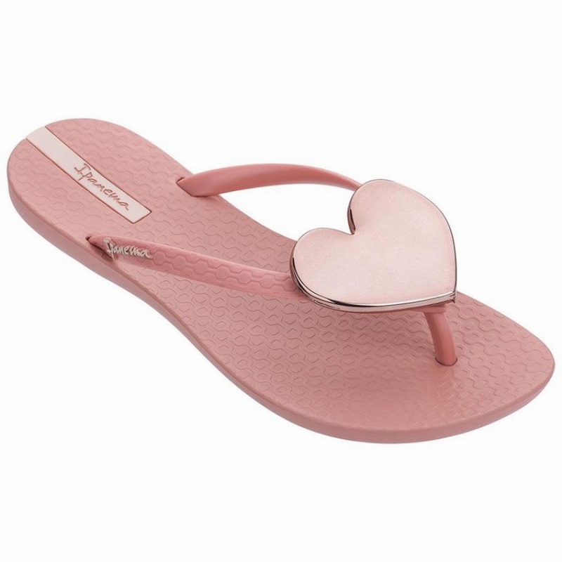 Pink Women\'s Ipanema Maxi Fashion II Flip Flops | FNSJLW-736