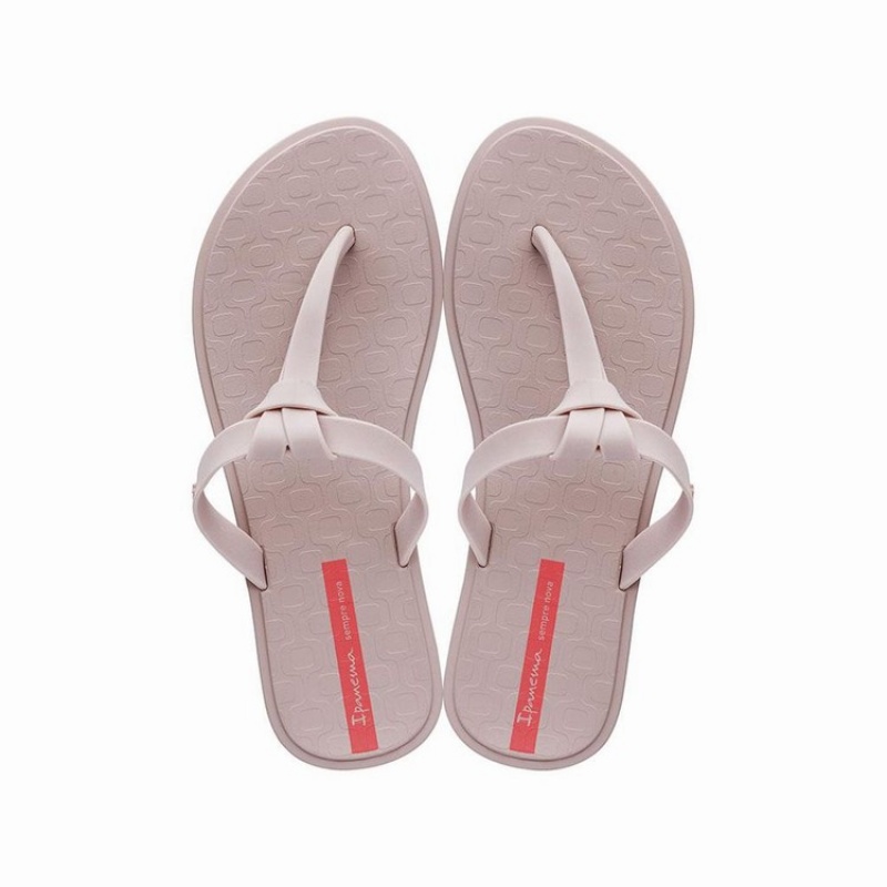 Pink Women's Ipanema Nó Flip Flops | VNPJOU-195