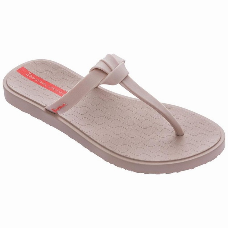 Pink Women\'s Ipanema Nó Flip Flops | VNPJOU-195