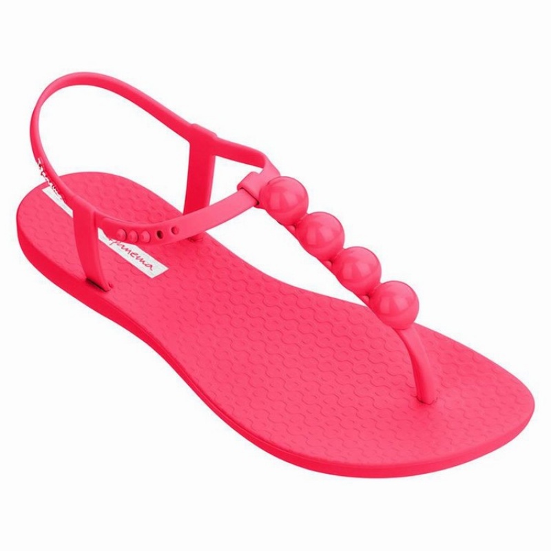 Pink Women\'s Ipanema Pearl Sandals | RWSIFK-509