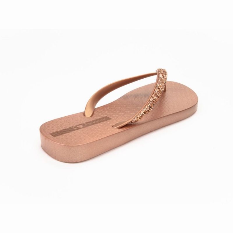 Pink Women's Ipanema Pebble Flip Flops | GFMBDI-491