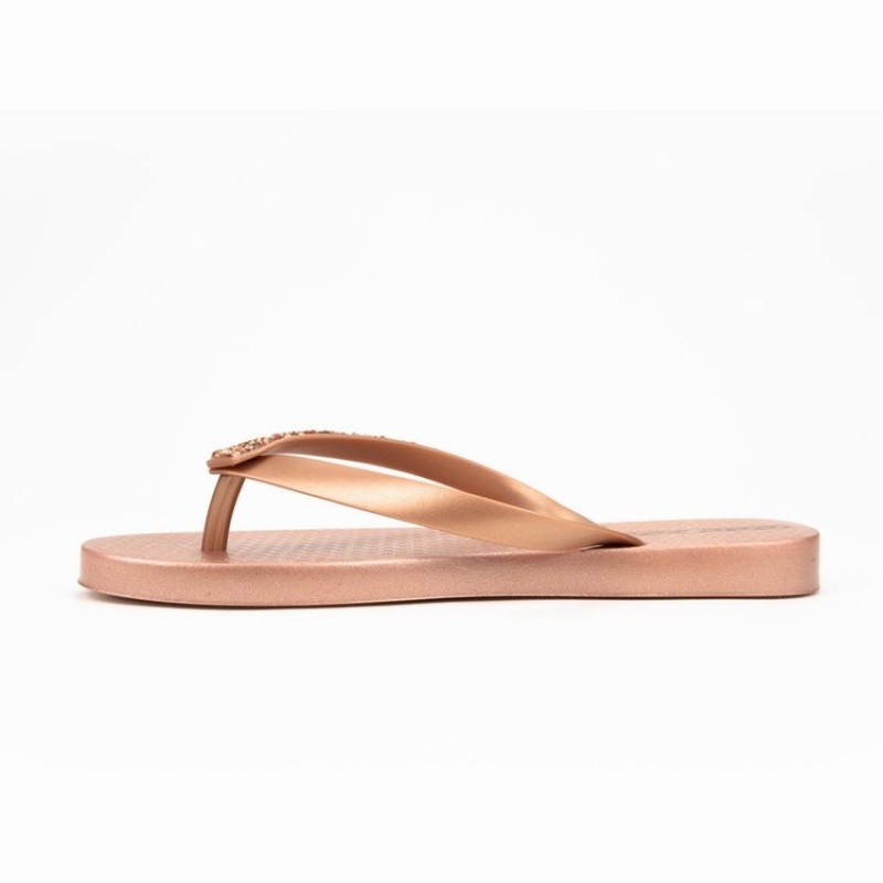 Pink Women's Ipanema Pebble Flip Flops | GFMBDI-491