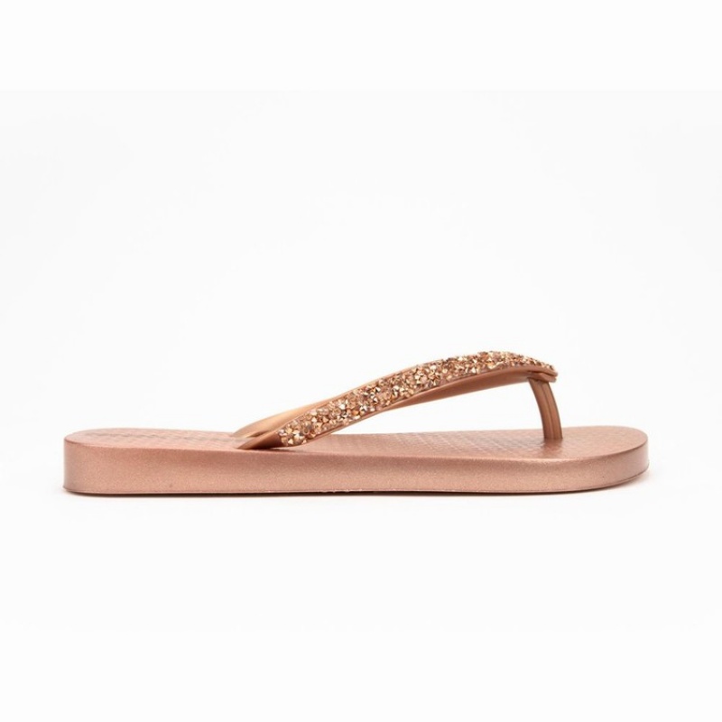 Pink Women's Ipanema Pebble Flip Flops | GFMBDI-491