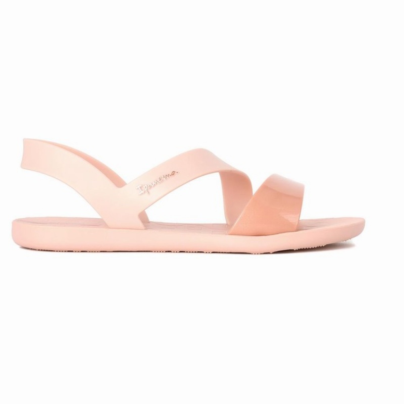 Pink Women's Ipanema Vibe Sandals | XAWPJC-128