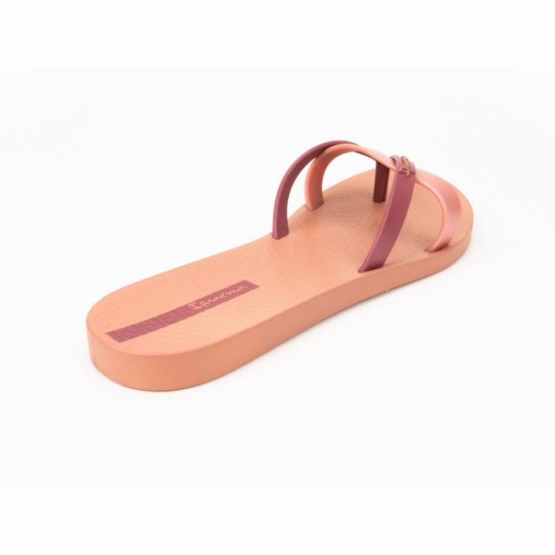 Pink / Burgundy Women's Ipanema Kirei Flip Flops | TCPIKW-410