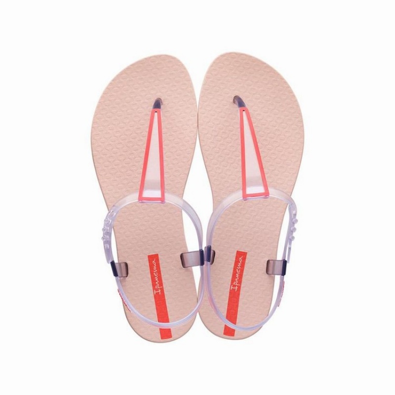 Pink / Red Women's Ipanema Stardust Sandals | UOLANQ-987