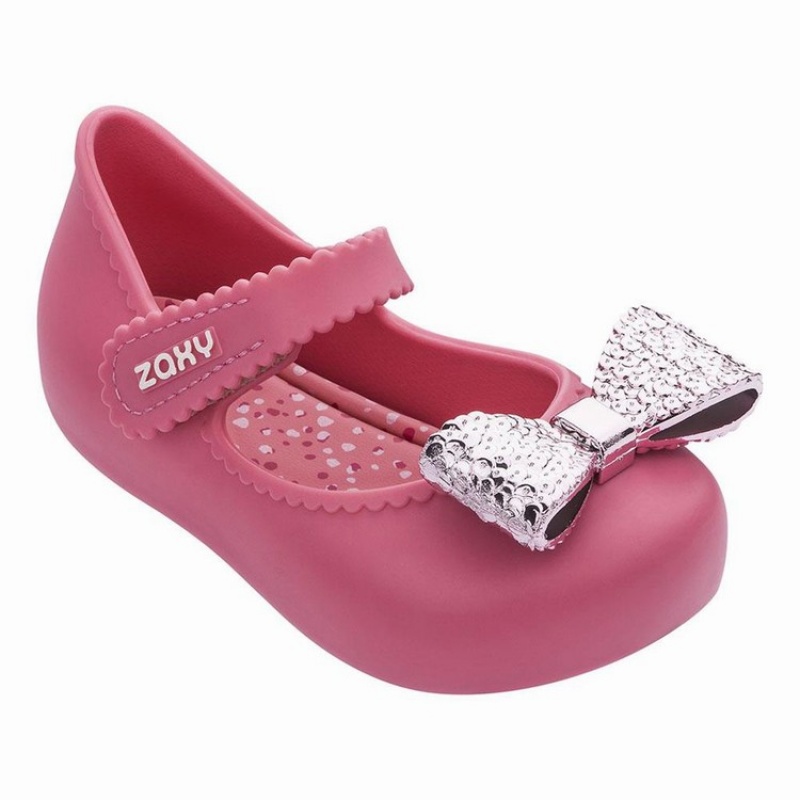 Pink / Silver Baby Ipanema Sparkle Sandals | EUNVFW-504