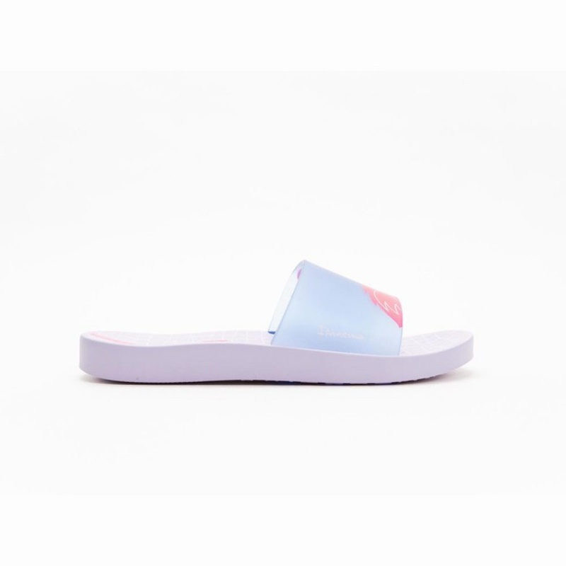 Purple / Blue Kids' Ipanema Slippy Sandals | IYZQTK-851