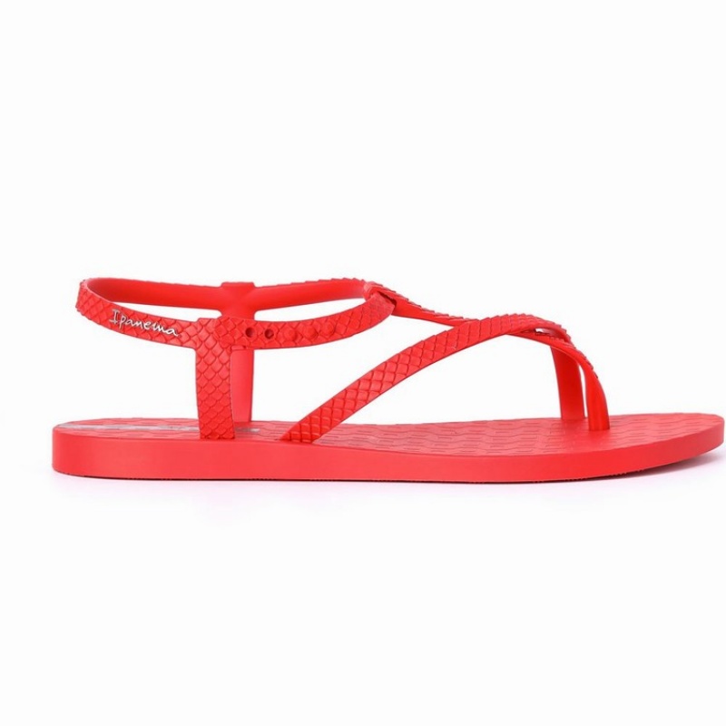 Red Women's Ipanema Aphrodite Sandals | VIBKSL-675