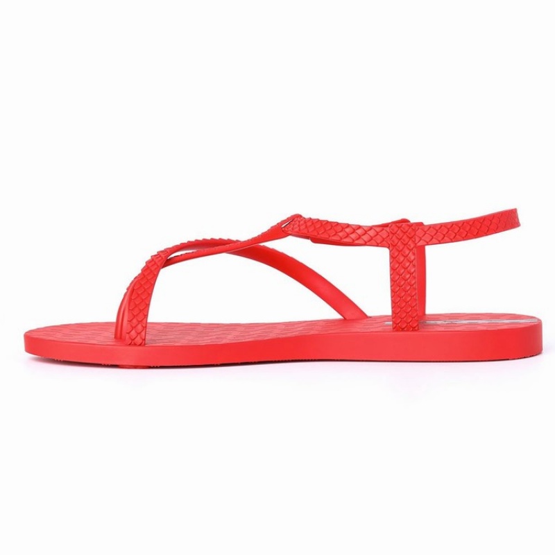 Red Women's Ipanema Aphrodite Sandals | VIBKSL-675