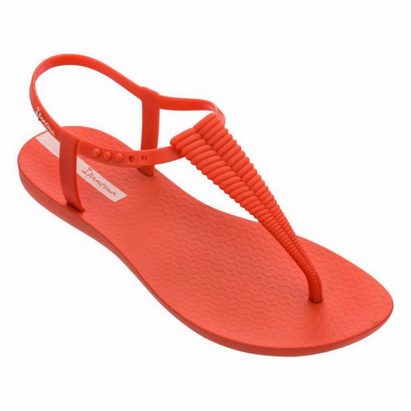 Red Women's Ipanema Ribba Sandals | XYETNQ-246