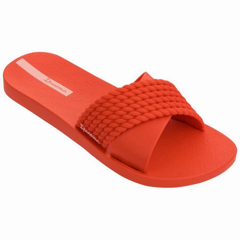 Red Women's Ipanema Street Sandals | REPVJD-175