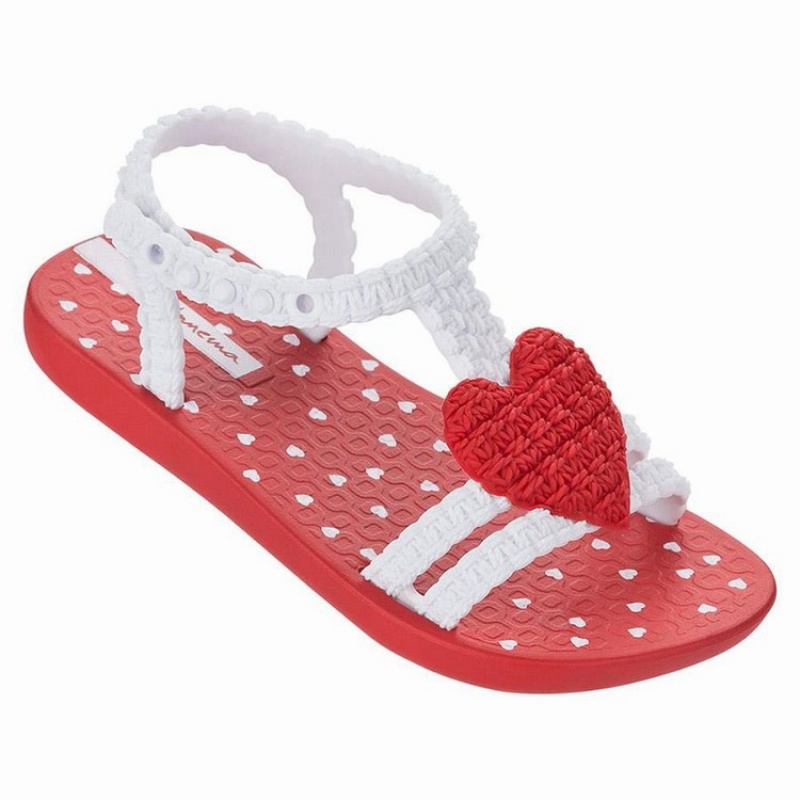 Red / White Baby Ipanema My First Sandals | IFETMC-825