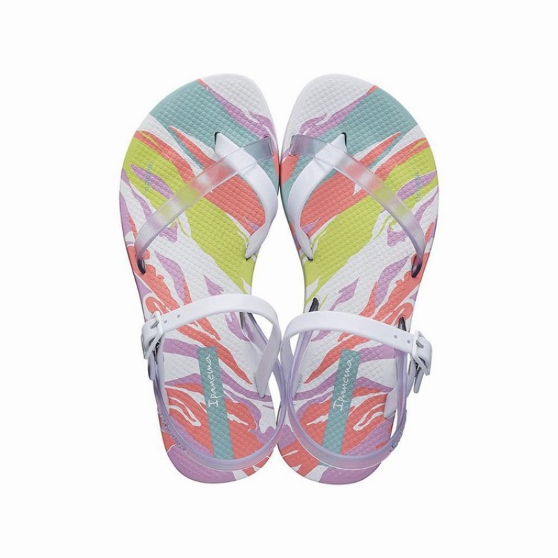 White Kids' Ipanema Fashion VII Sandals | MUQCVG-512