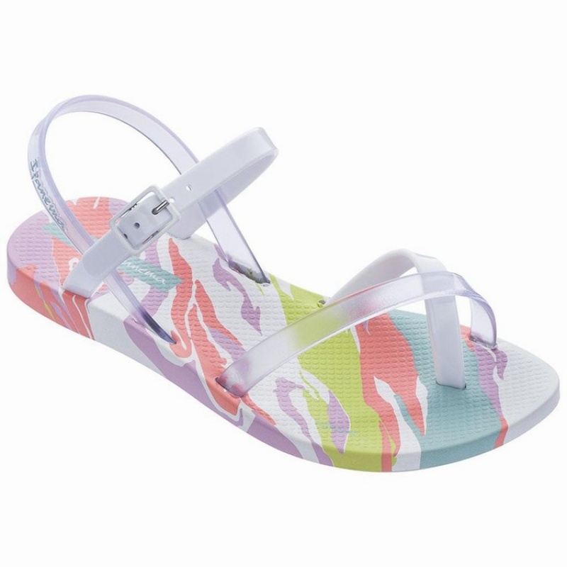 White Kids\' Ipanema Fashion VII Sandals | MUQCVG-512