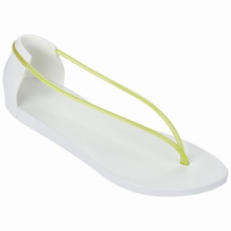 White / Yellow Women\'s Ipanema Philippe Starck Thing N Sandals | MOIFGK-236