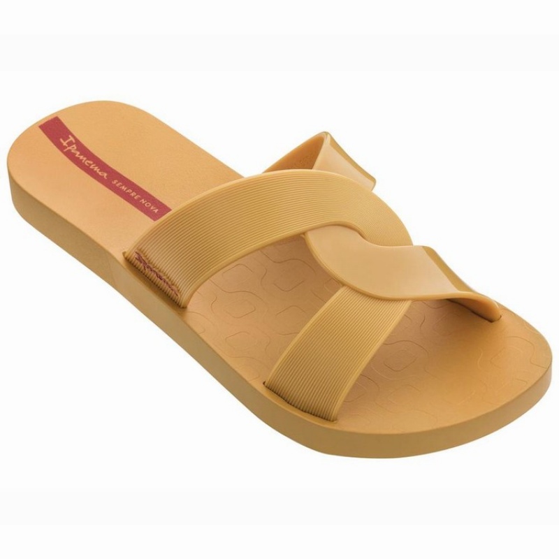 Yellow Women's Ipanema Feel Slides | TDENZX-914