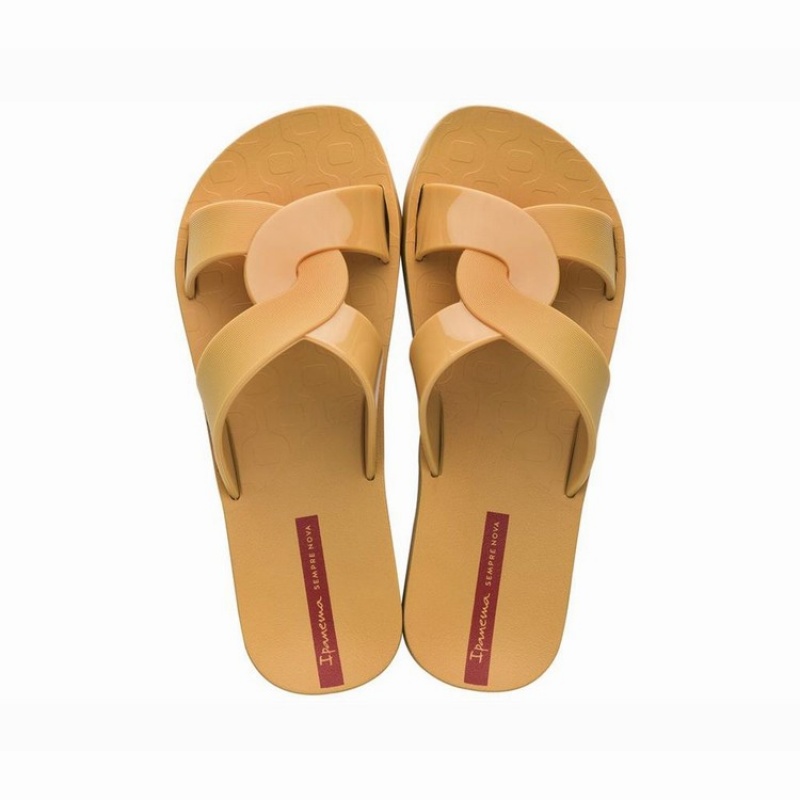 Yellow Women\'s Ipanema Feel Slides | TDENZX-914