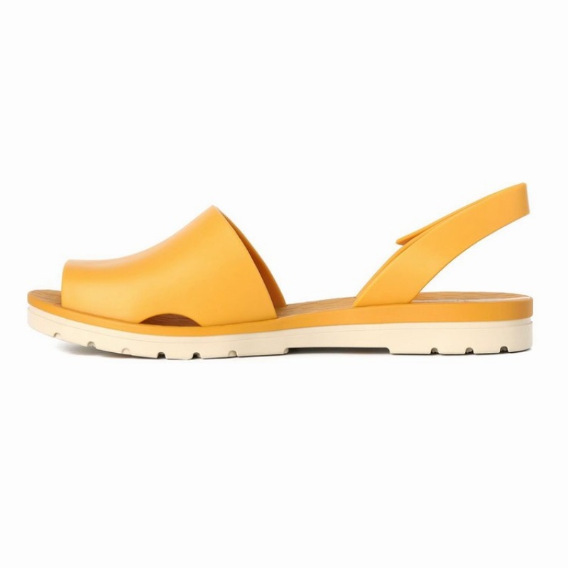 Yellow / Beige Women's Ipanema Barcelona Sandals | ATVKCU-357