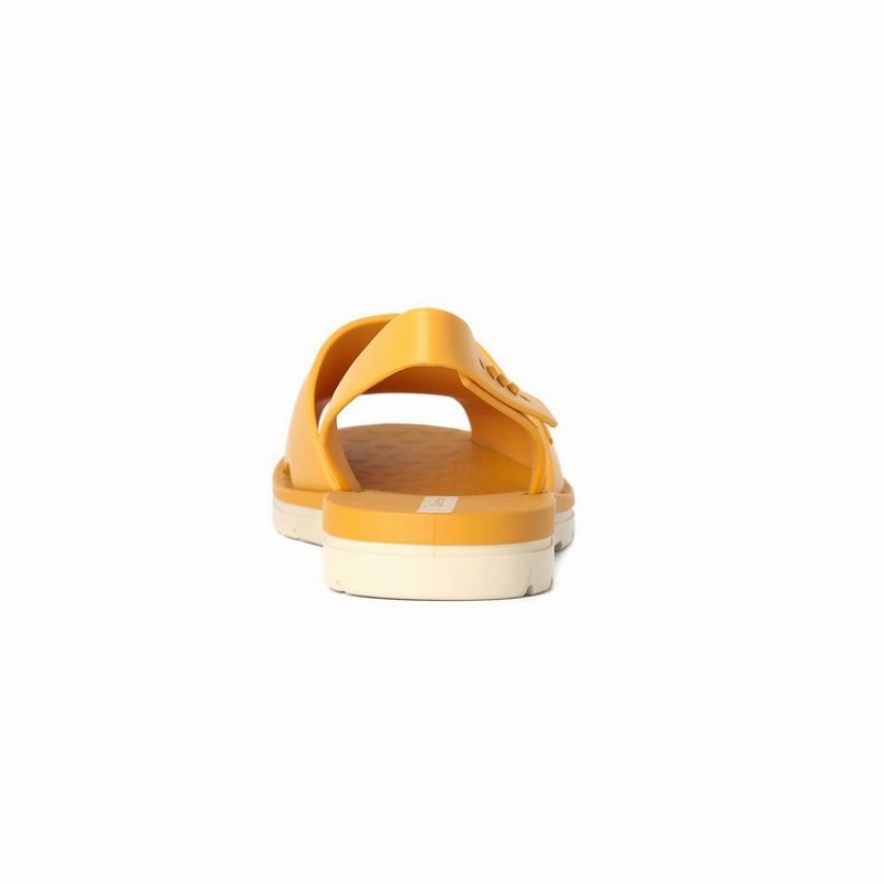 Yellow / Beige Women's Ipanema Barcelona Sandals | ATVKCU-357